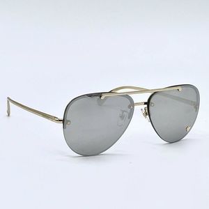 New! Versace Aviator Unisex Grey Sunglasses w/ box
